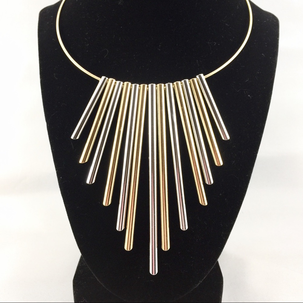 Gold/silver choker